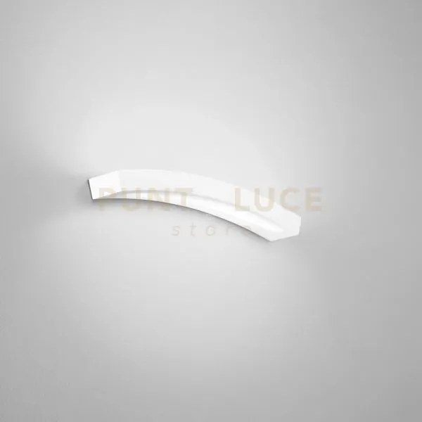 Applique a parete led aloha bianca 12w 1400lm cct 3000k-4000k 55x9x...