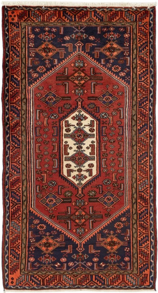 Persian Tappeto 110x200 (Iran) Annodato A Mano