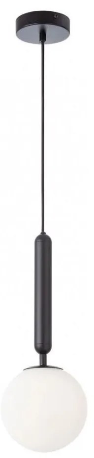 Redo 01-3131 - Lampadario a sospensione con filo HAIKU 1xE14/28W/230V diametro 15 cm nero