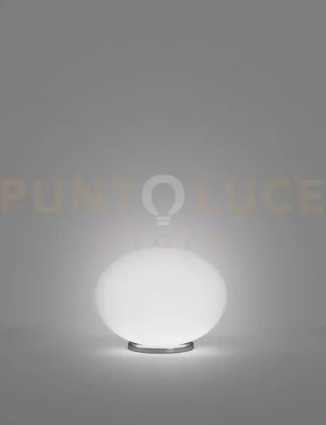 Lucciola lampada da tavolo p bianco satinato nickel satinato 1 luce...