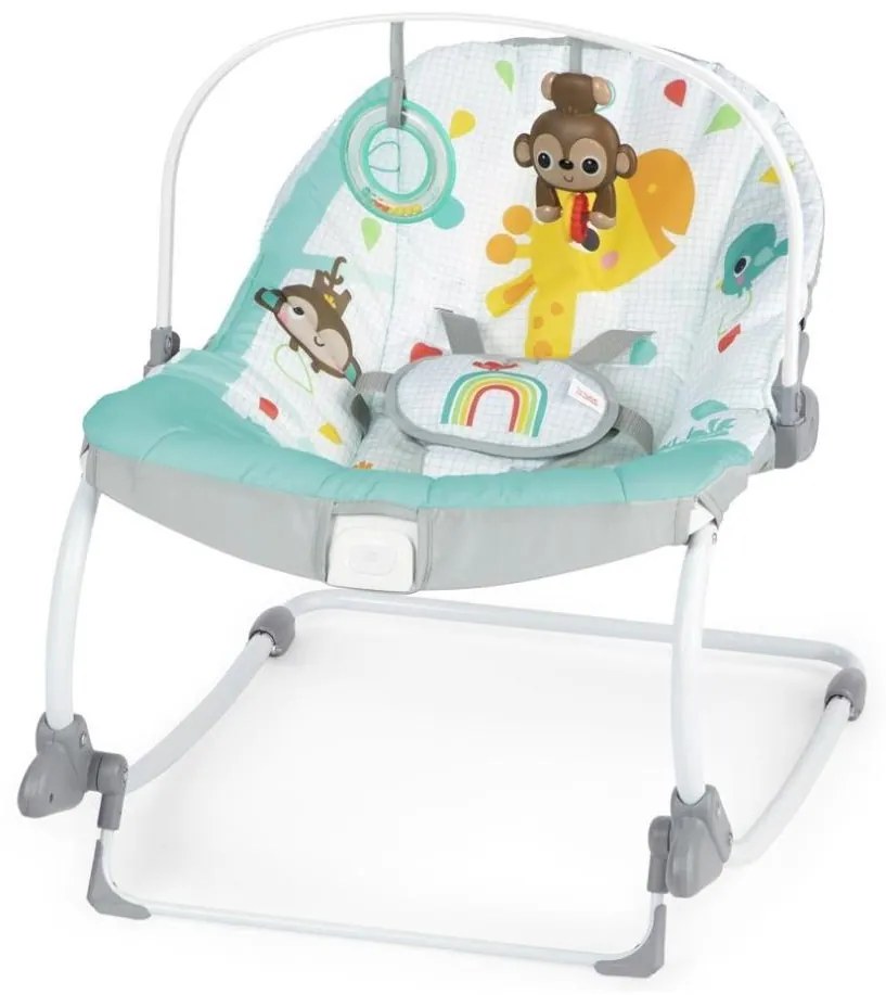 Bright Starts - Dondolo vibrante per bambini WILD VIBES 1xLR14