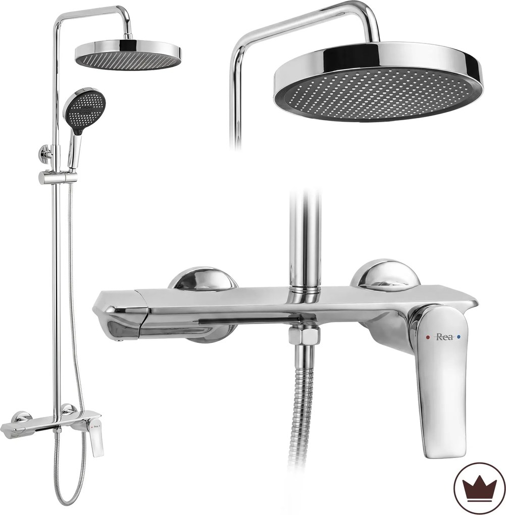 Set doccia Rea Vision Chrome