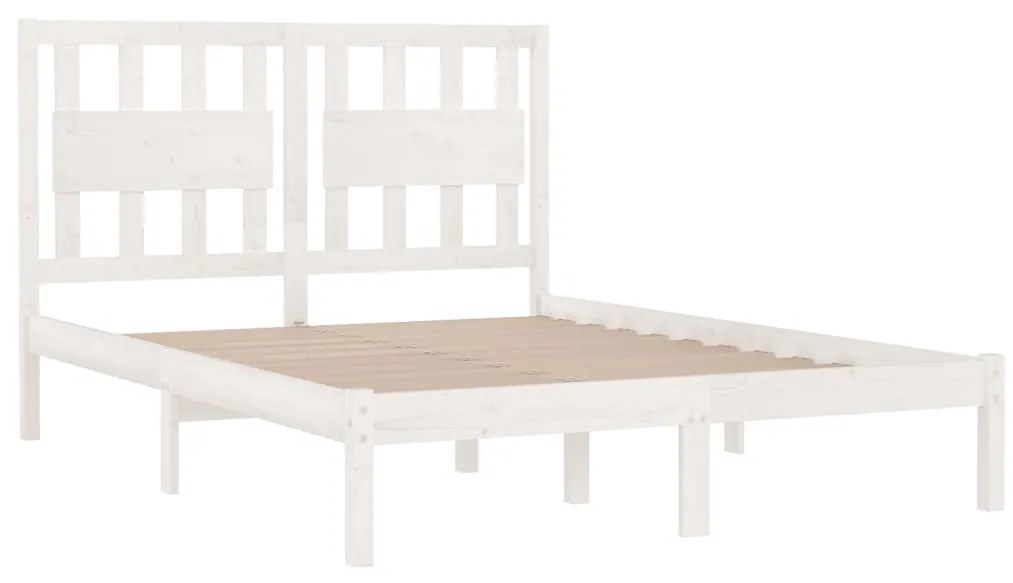 Giroletto bianco massello pino 150x200cm king size