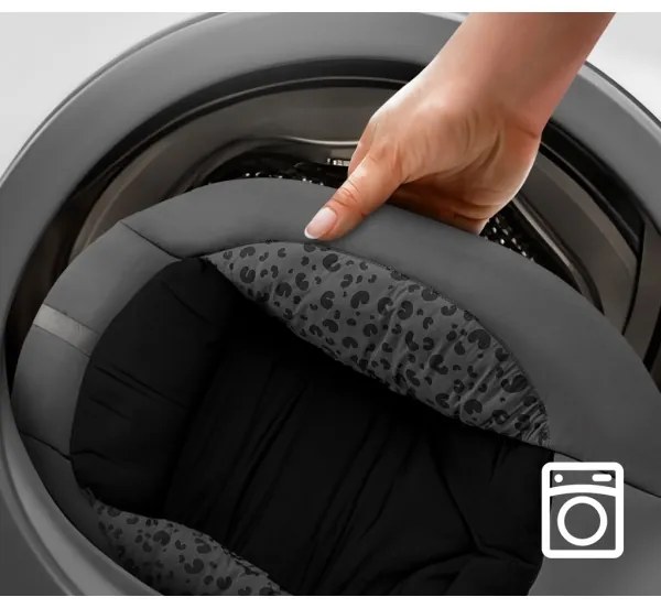 KINDERKRAFT - Altalena per bambini con melodia 2in1 LUMI 4xAAA grigio scuro