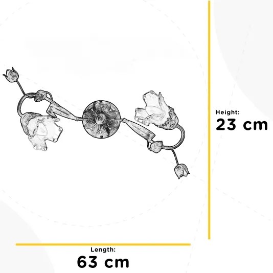 ONLI - Plafoniera ARIANNA 2xE14/6W/230V