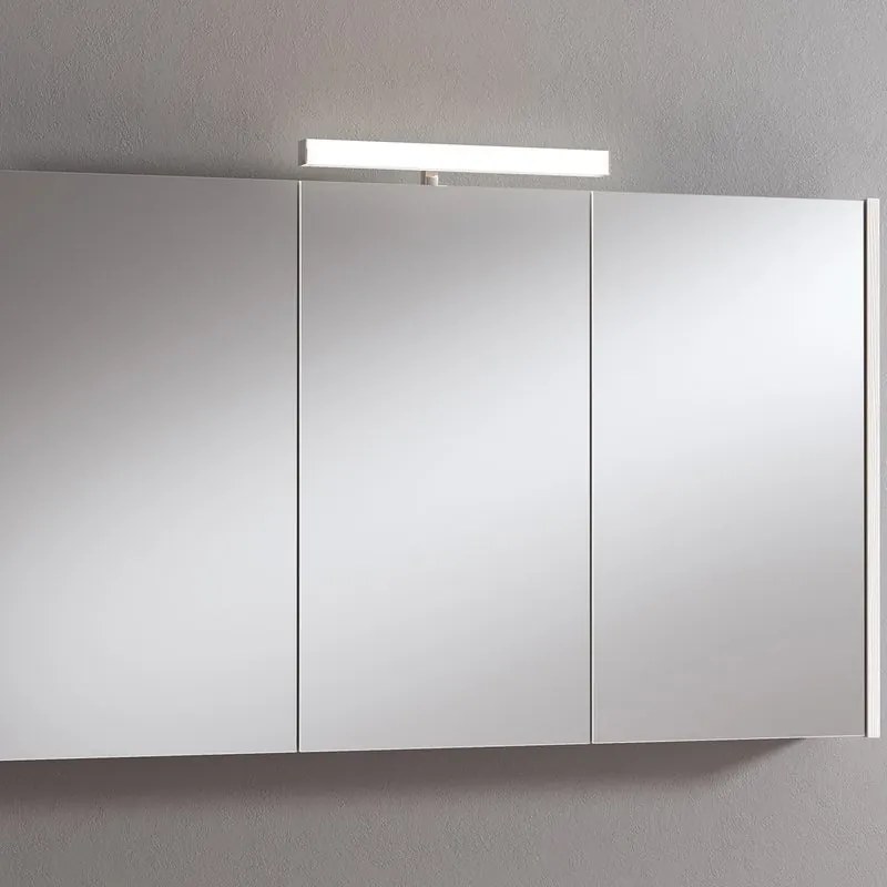 Pensile con luce Akira larice L 120 x H 70 x P 15.5 cm