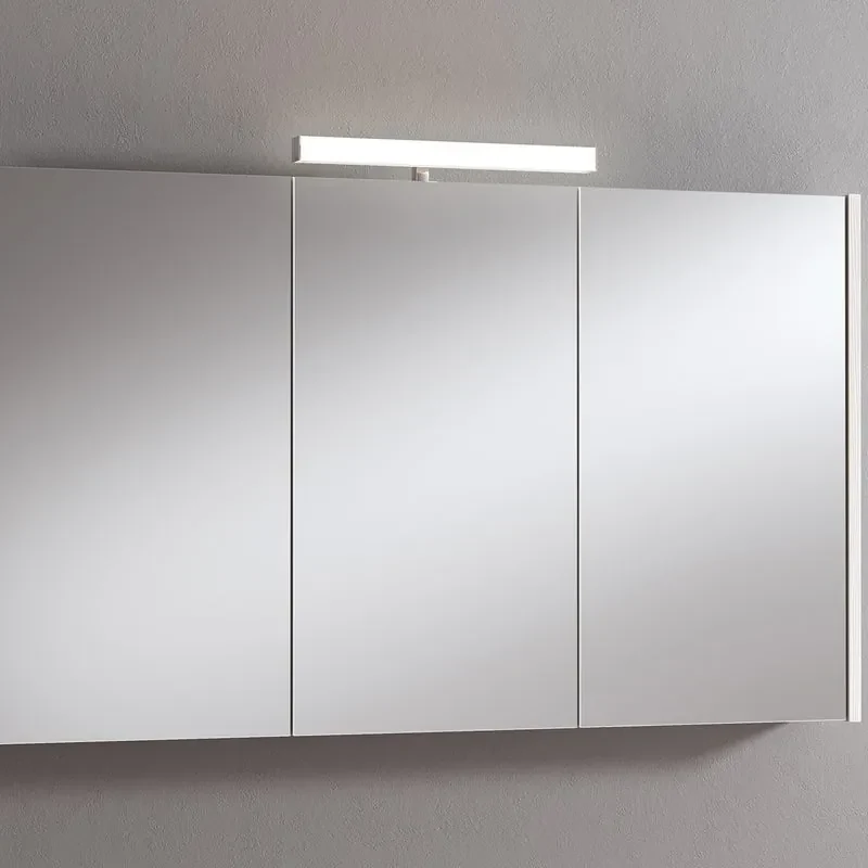 Pensile con luce Akira larice L 120 x H 70 x P 15.5 cm