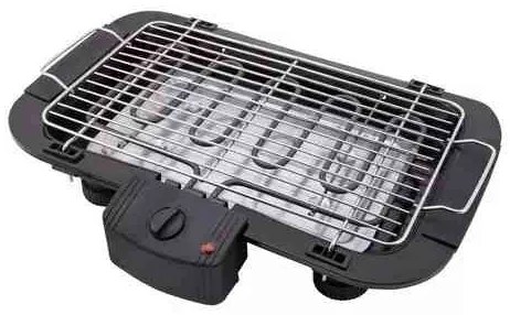 BISTECCHIERA BARBECUE BBQ ELETTRICO GR800 - GRIGLIE IN ACCIAIO 1800 WATT