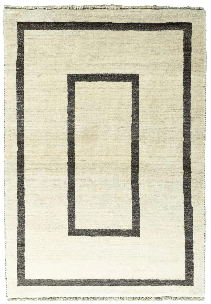 Gabbeh Tappeto 150x110 Beige (Iran) Annodato A Mano
