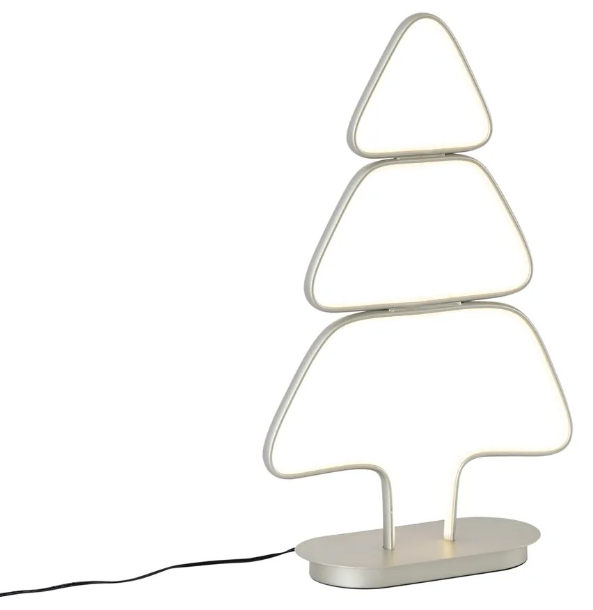 Lampada da tavolo natalizia albero di Natale in acciaio con LED - Arbre