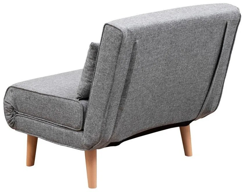 Poltrona grigio chiaro Folde - Artie