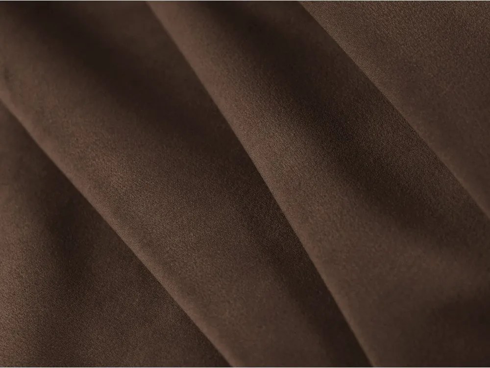 Letto matrimoniale imbottito marrone con contenitore con rete inclusa 200x200 cm Mount – Micadoni