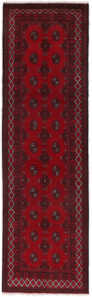Afghan Tappeto 280x80 (Afghanistan) Annodato A Mano