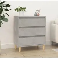 Credenza Grigio Cemento 60x35x70 cm in Legno Multistrato 823044