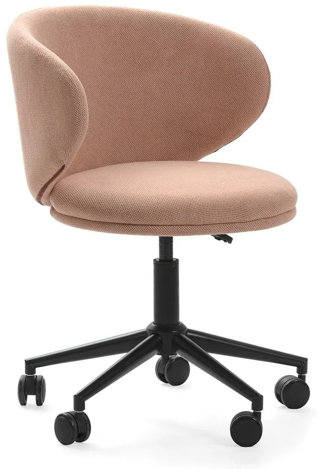 Sedia da ufficio in rosa chiaro Rush – Marckeric