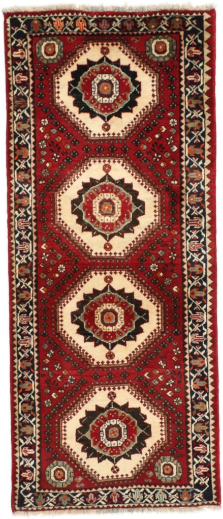 Shiraz Tappeto persiano 90 x 200 (Iran) Annodato A Mano