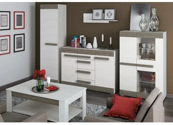 Mensola SARPA 23x92 cm bianco