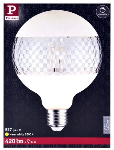 Lampadina LED dimmerabile CLASSIC G125 E27/4,5W/230V 2600K - Paulmann 28742