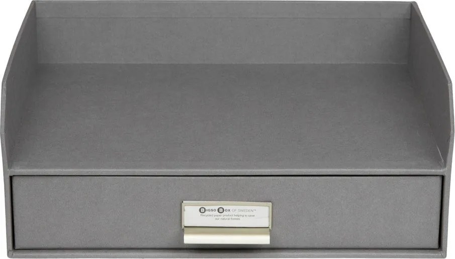 Organizzatore di documenti in cartone con cassetto Walter - Bigso Box of Sweden