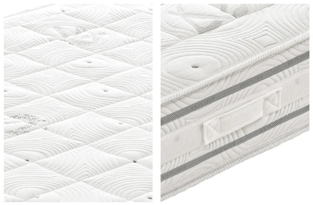 Topper 10 cm in MyMemory Foam con rivestimento all'aloe vera