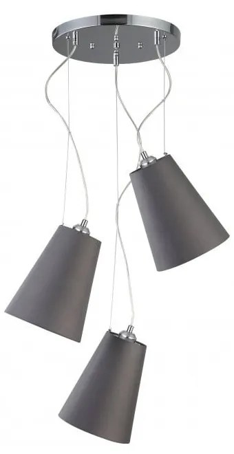 Lampadario grigio ø 46 cm Kasel - GTV