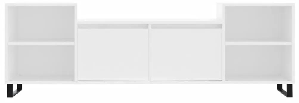 Mobile Porta TV Bianco 160x35x55 cm in Legno Multistrato