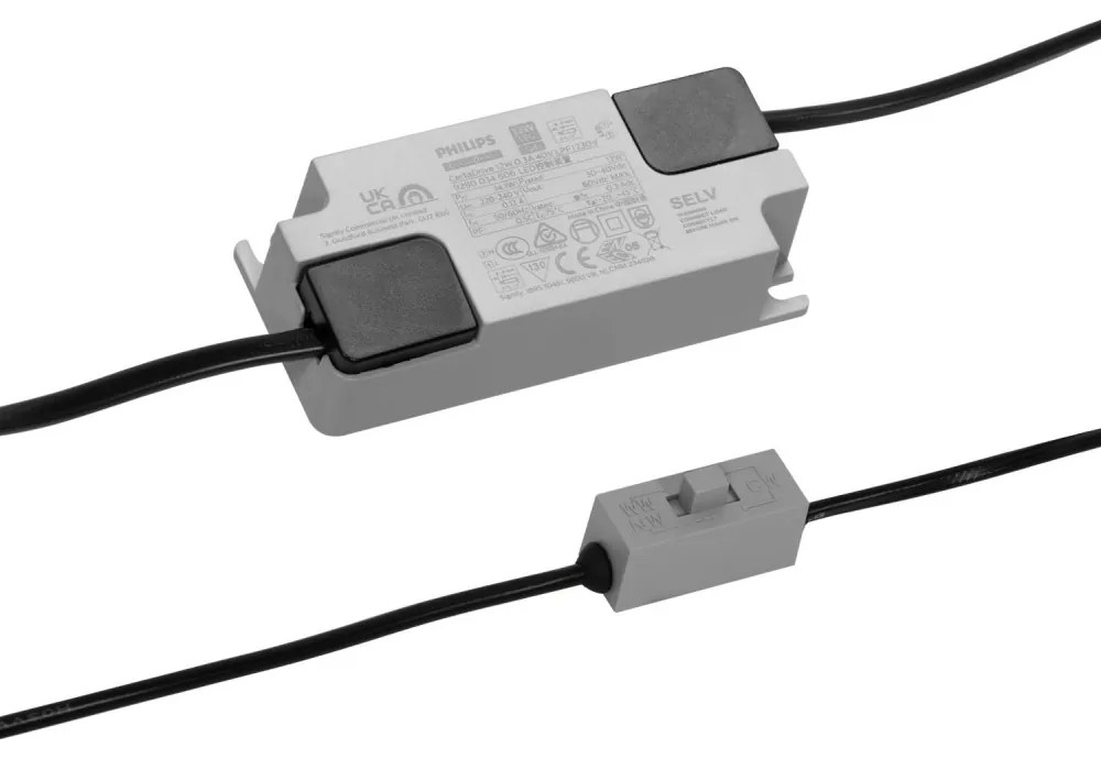 Faro da Incasso Nero 12W Foro Ø75mm CCT 15°-55° con driver Philips Colore Bianco Variabile CCT