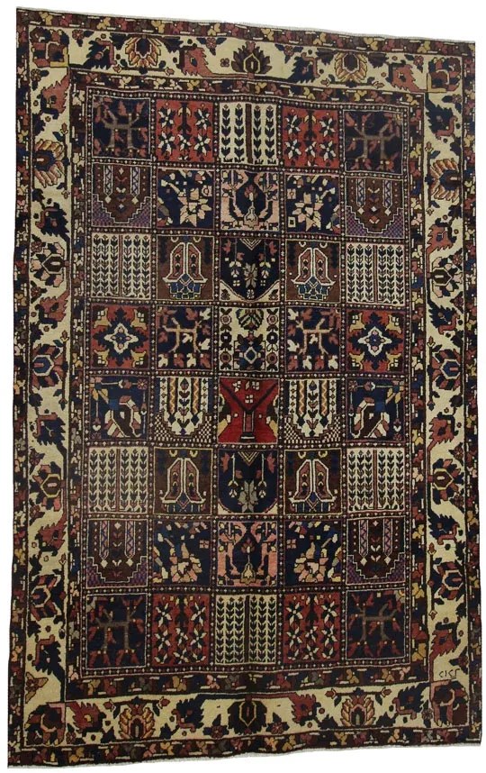 Bakhtiar Tappeto persiano 190x300 (Iran)