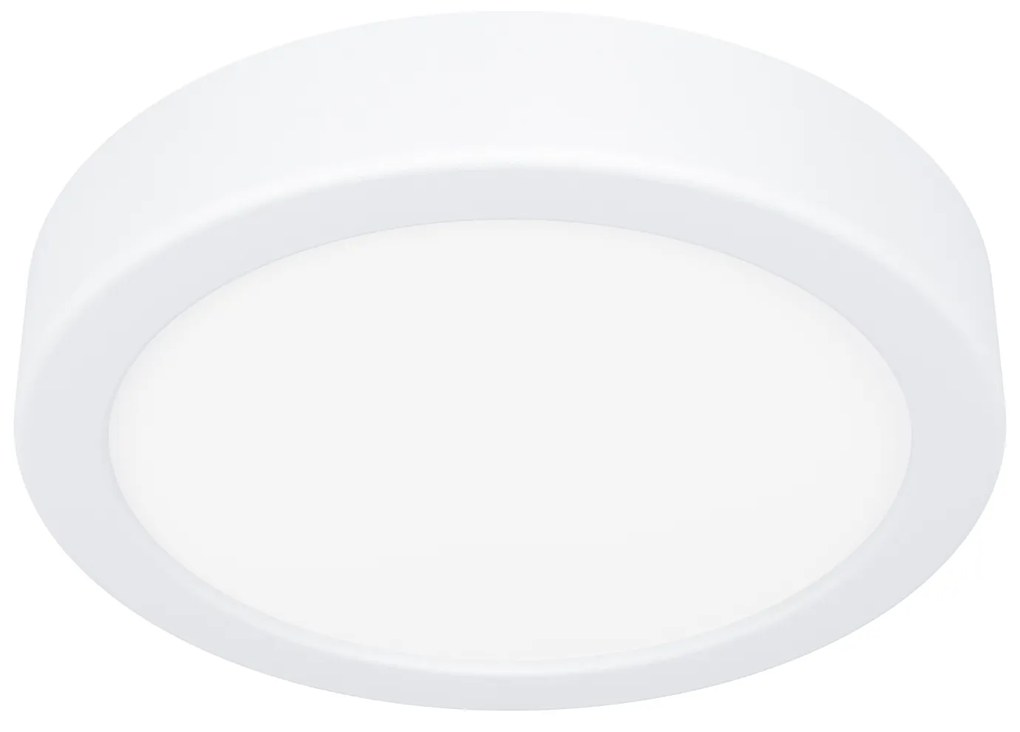 Plafoniera Moderna Fueva 5 Acciaio Bianco Led Integrato 11W 3000K Ip44