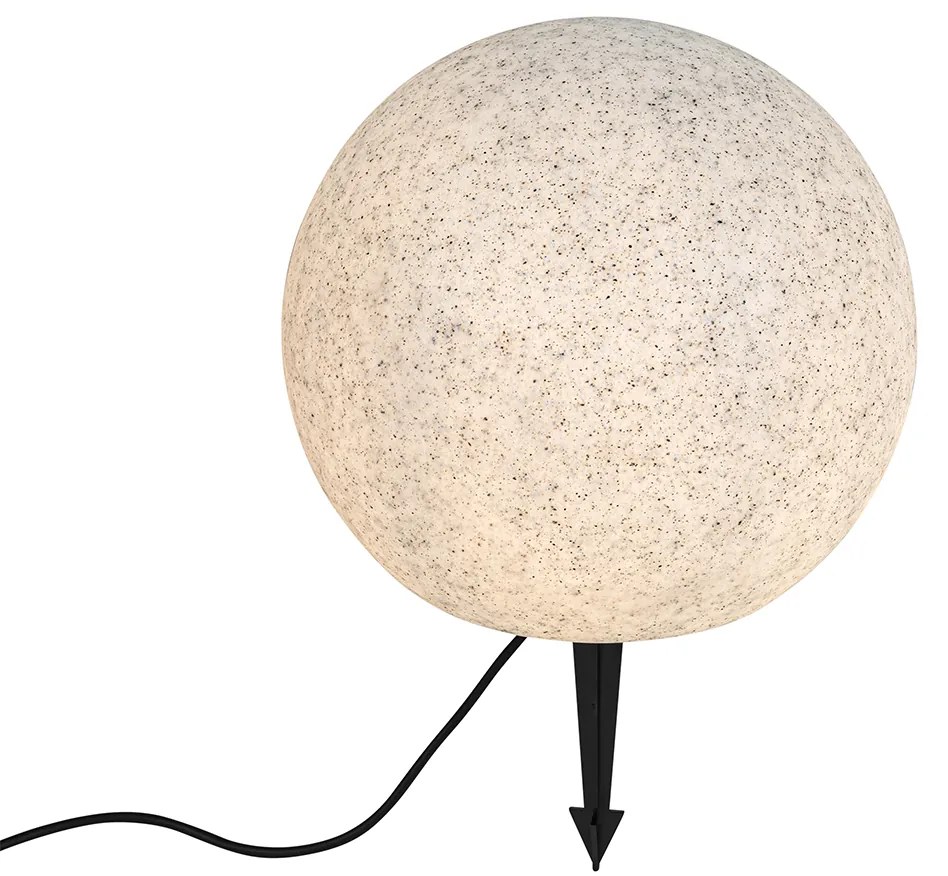 Lampada da esterno moderna grigia 35 cm IP65 - Nura