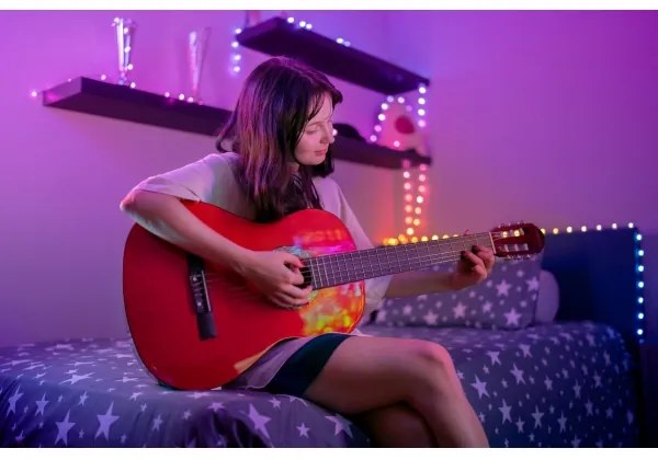 Twinkly TWKP200RGB-G - LED RGB Dimmerabile Catena natalizia 200xLED 14 m USB Wi-Fi