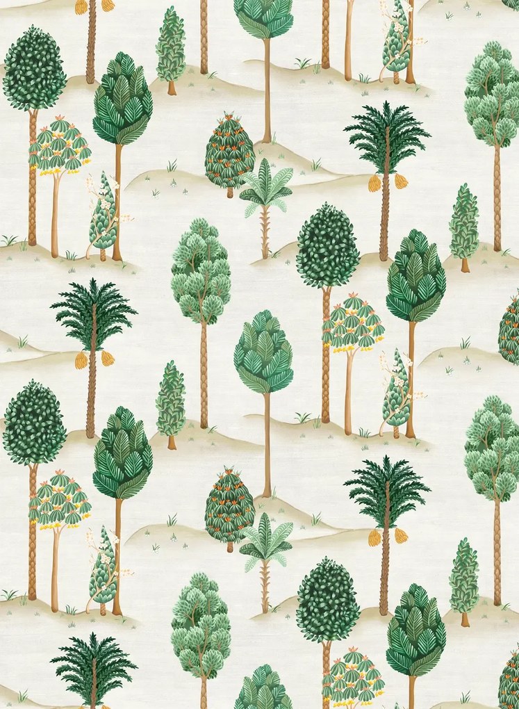Osborne & Little Carta da parati Foresta - Emerald