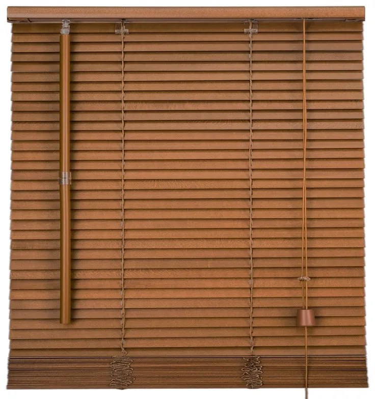 Veneziana INSPIRE Rush in legno, giallo / dorato 100 x 250 cm, Larghezza lamelle: 27 mm