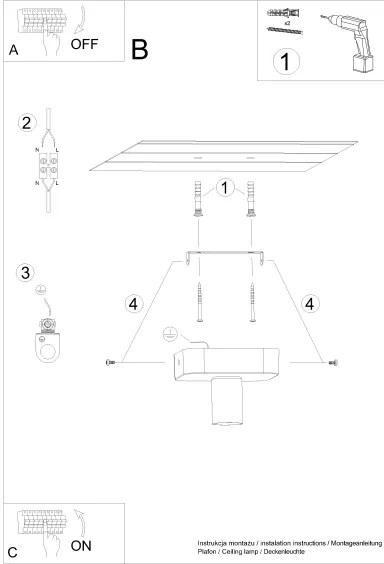 Sollux  SL.1156 - Faretto TAVO 1xE27/15W/230V calcestruzzo