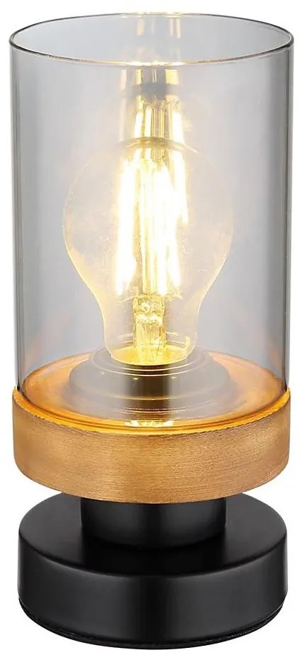 Globo 15557T - Lampada da tavolo FINCA 1xE27/40W/230V metallo/legno