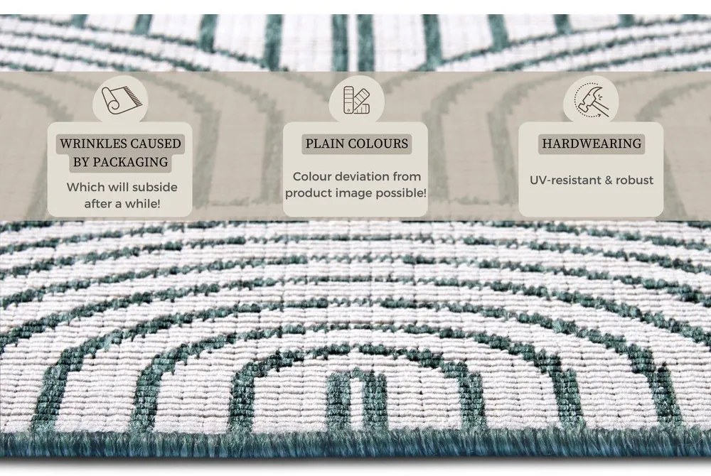 Tappeto verde per esterni 200x290 cm Pangli Green - Hanse Home