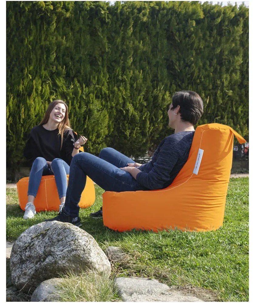 Borsa arancione per sedersi EVA Sport - Floriane Garden