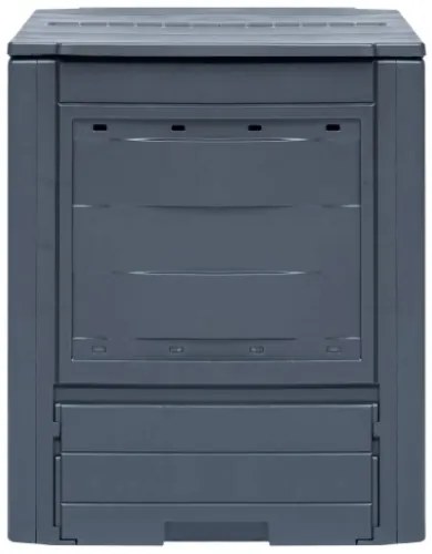 Compostiere per Giardino 3 pz Grigio 60x60x73 cm 780 L