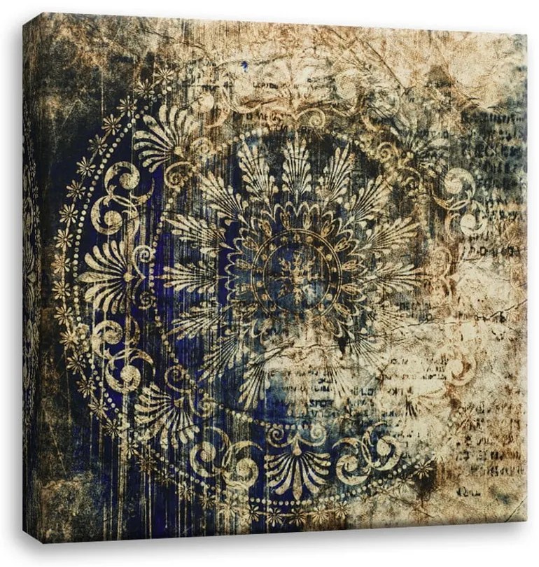 Immagine su tela, 65 x 65 cm Uno Zambino Silver - Styler