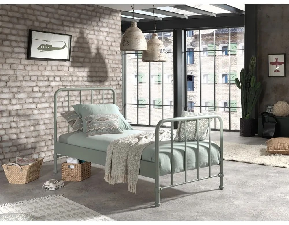 Letto verde per bambini 90x200 cm Bronxx - Vipack