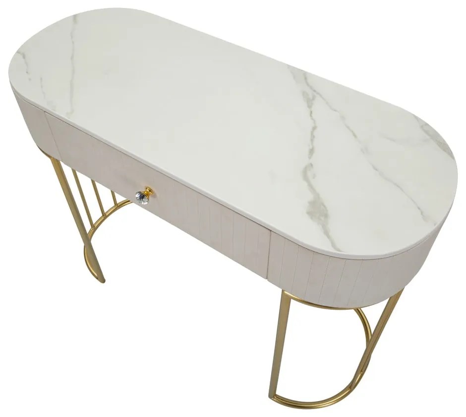 Consolle beige 100x40 cm Montpellier - Mauro Ferretti