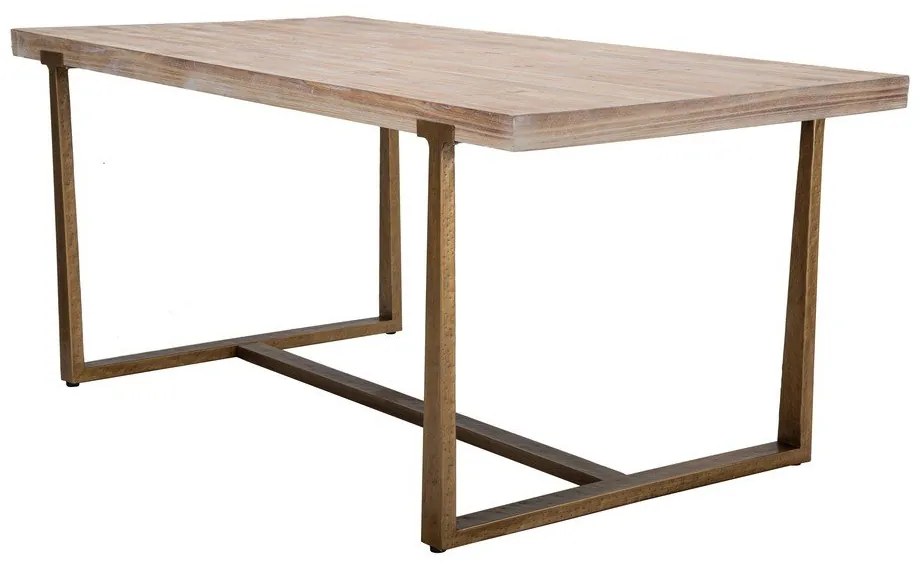 Tavolo da pranzo in colore naturale 180x90 cm Ankara - Mauro Ferretti