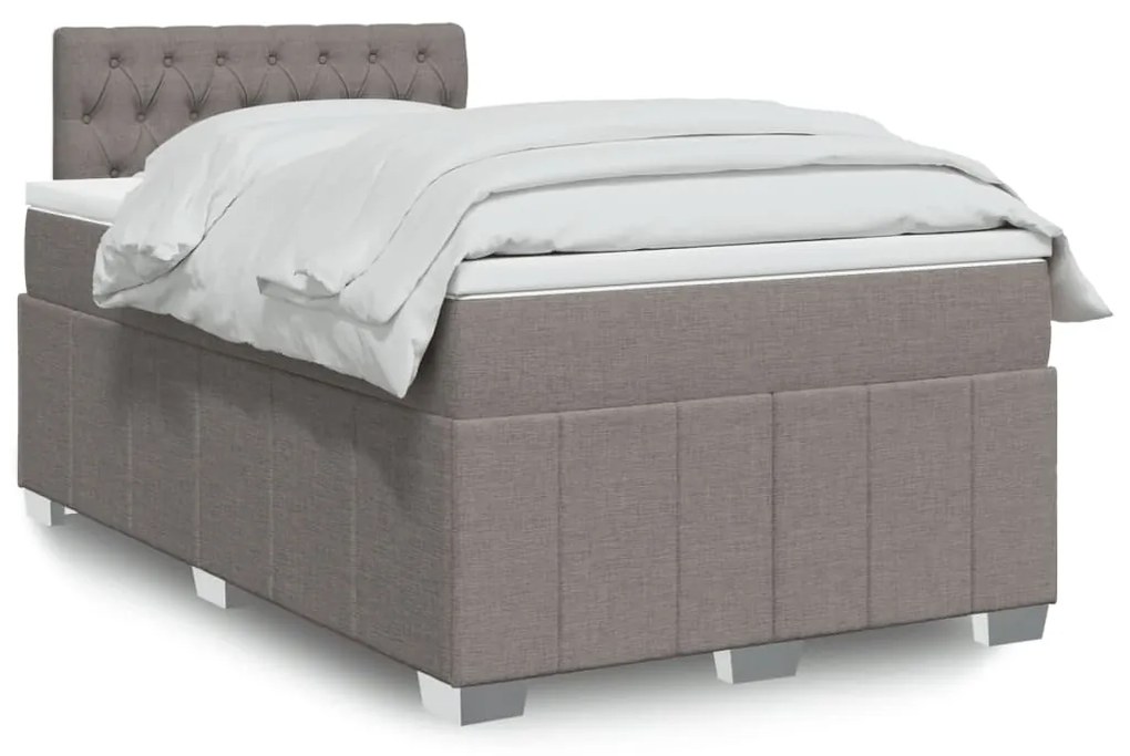 Giroletto A Molle Con Materasso Tortora 120x200 Cm İn Tessuto /