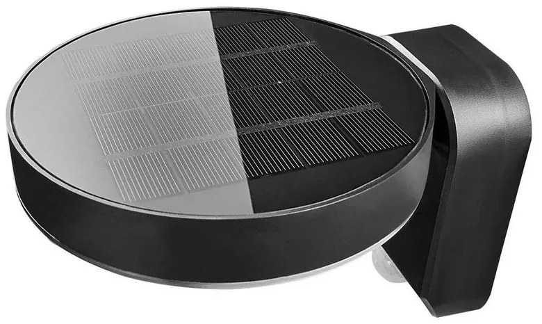 Rica Round LED Solcelle Applique da Parete Black - Nordlux