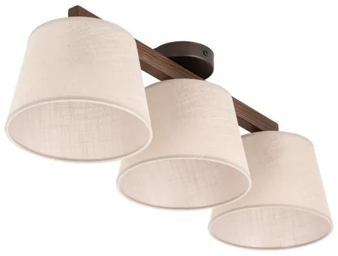 Brilagi - Plafoniera LATTE 3xE27/15W/230V pino/beige