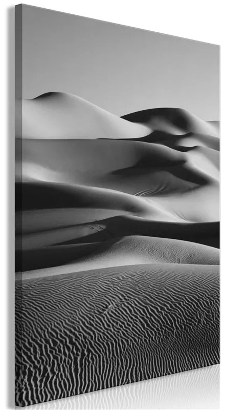 Quadro Desert Dunes (1 Part) Vertical  Colore bianco e nero, Dimensioni e Misure 40x60