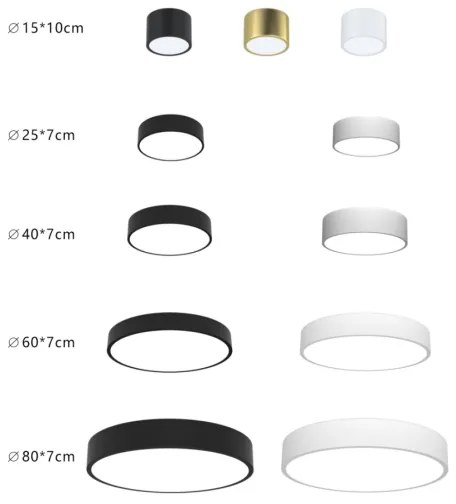 Immax NEO 07201L-Plafoniera LED dimmerabile RONDATE 28W/230V nero Tuya+RC