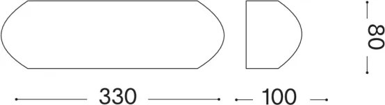 Ideal Lux - Applique da esterno GIOVE 1xE27/60W/230V IP54 marrone