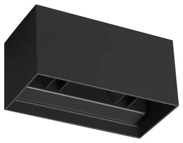 Ideal Lux - Applique a LED da esterno ATOM LED/25W/230V IP54 nero