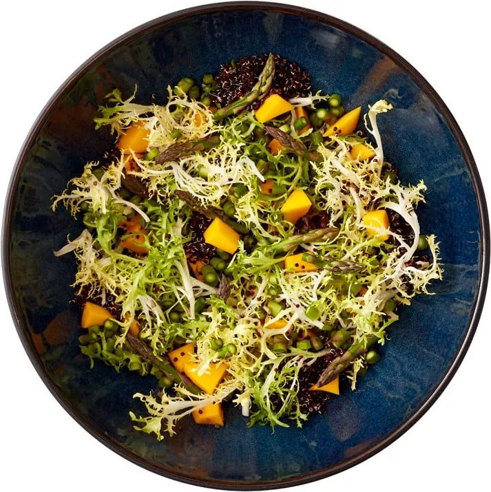 Ciotola nera/blu in gres ø 30 cm Gastro Dark Blue/Black – Bitz